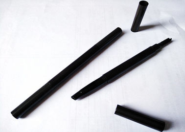 ABS پلاستیک سیاه و سفید خودکار ابرو مداد دو پایان بدون نشت 140mm طولانی