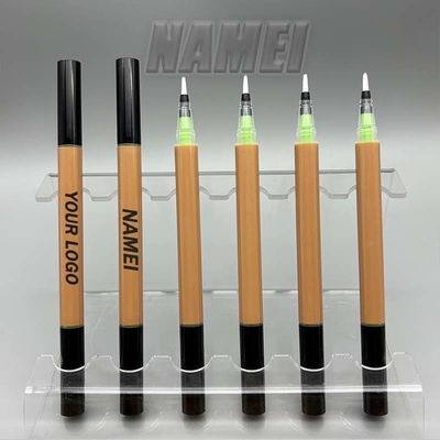 قیمت خوب فروش مستقیم کارخانه دو طرفه لوله های آرایشی پلاستیکی برچسب خصوصی نقره مخزن مایع چشم آنلاین