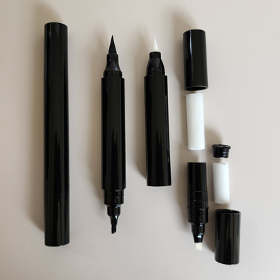 قیمت خوب خالي 3D قلم ابرو فورک نوک ابرو خالکوبی مداد لوله حرفه ای Fine Sketch چشم مایع قلم ابرو ظرف آنلاین