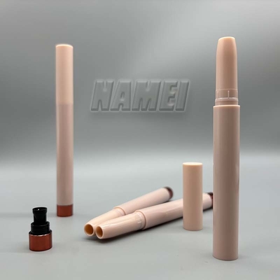 قیمت خوب لوگو سفارشی سایه چشم عمده فروشی ظرف آرایشی سایه چشم بسته بندی قلم مو 2 در 1 طراحی آنلاین