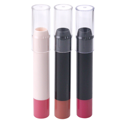 قیمت خوب چاپ لوگوی سفید سیاه شکل گرد خالی لیپ بالسم بلش ظروف پایه concealer چوب چوب آنلاین