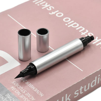 قیمت خوب Customize Empty Double Head 2 In 1 Liquid Winged Eyeliner Stamp Pen Tube Eye Liner Packaging Pencil Container آنلاین